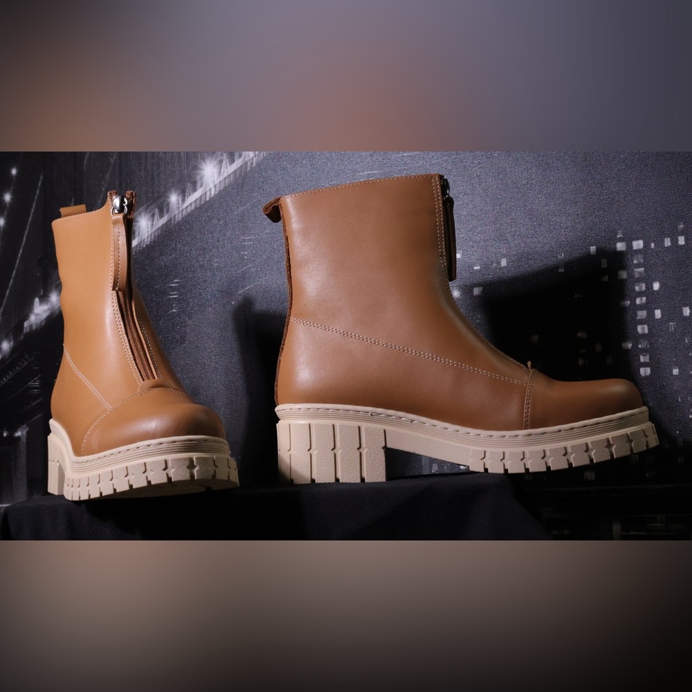 Sheridan Mia Cognac Bonaire Combat Boots